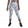 Vintage Cherry Checkered Yoga Capris