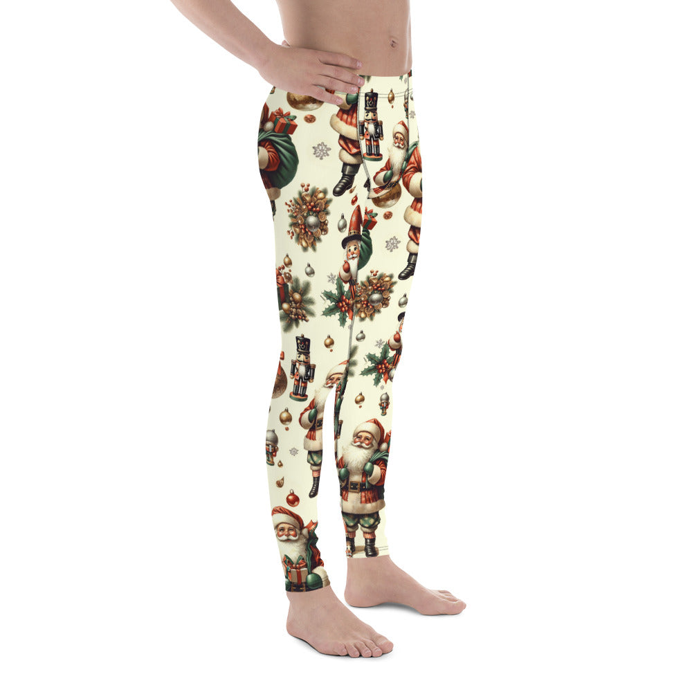 Vintage Christmas Men's Leggings