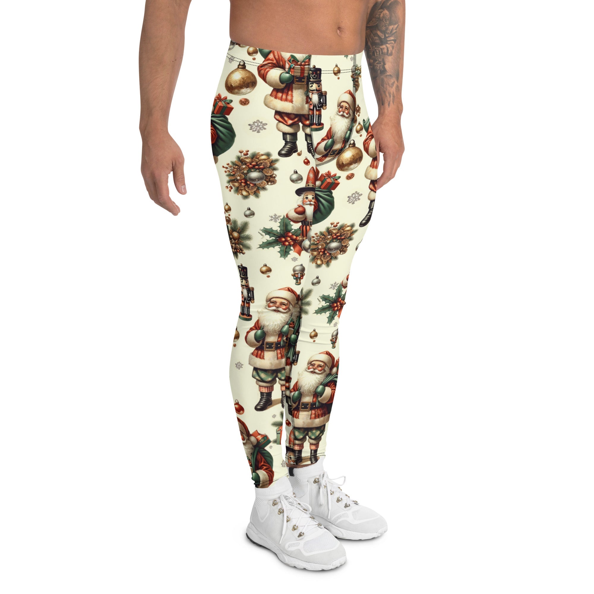 Vintage Christmas Men's Leggings