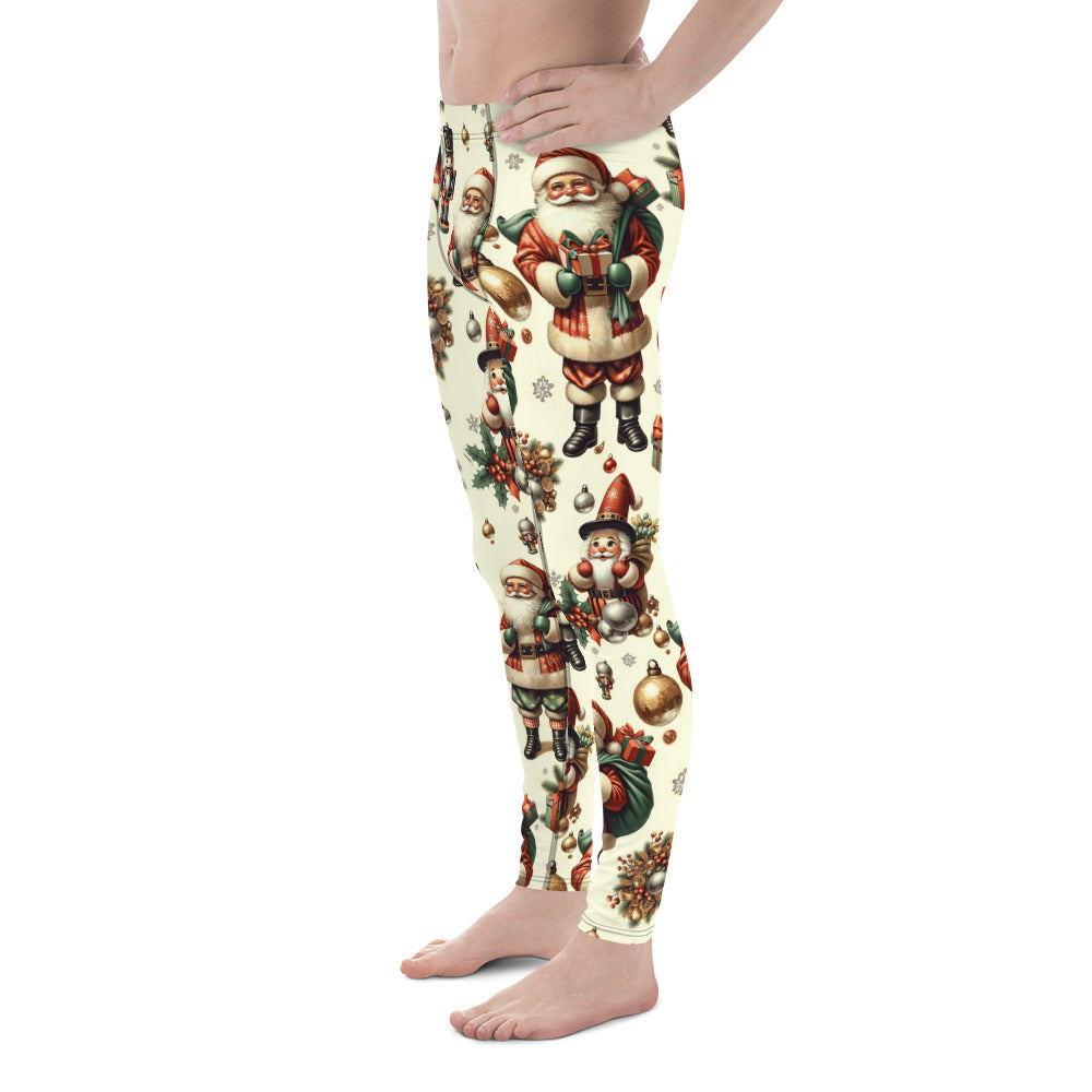 Vintage Christmas Men's Leggings