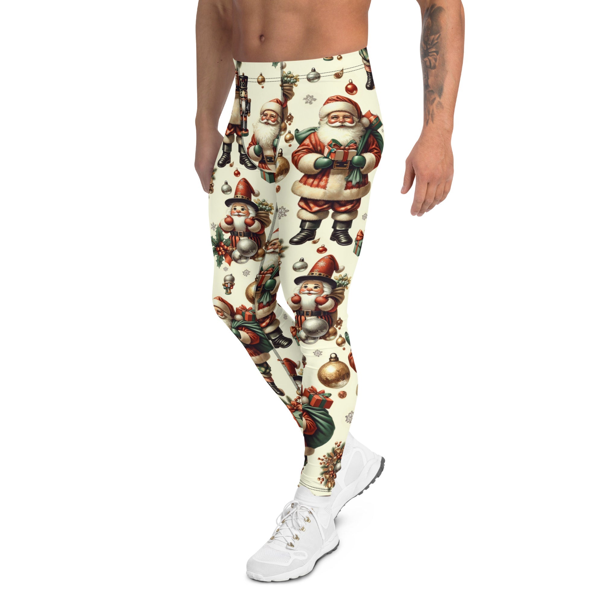 Vintage Christmas Men's Leggings