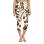 Vintage Christmas Yoga Capris