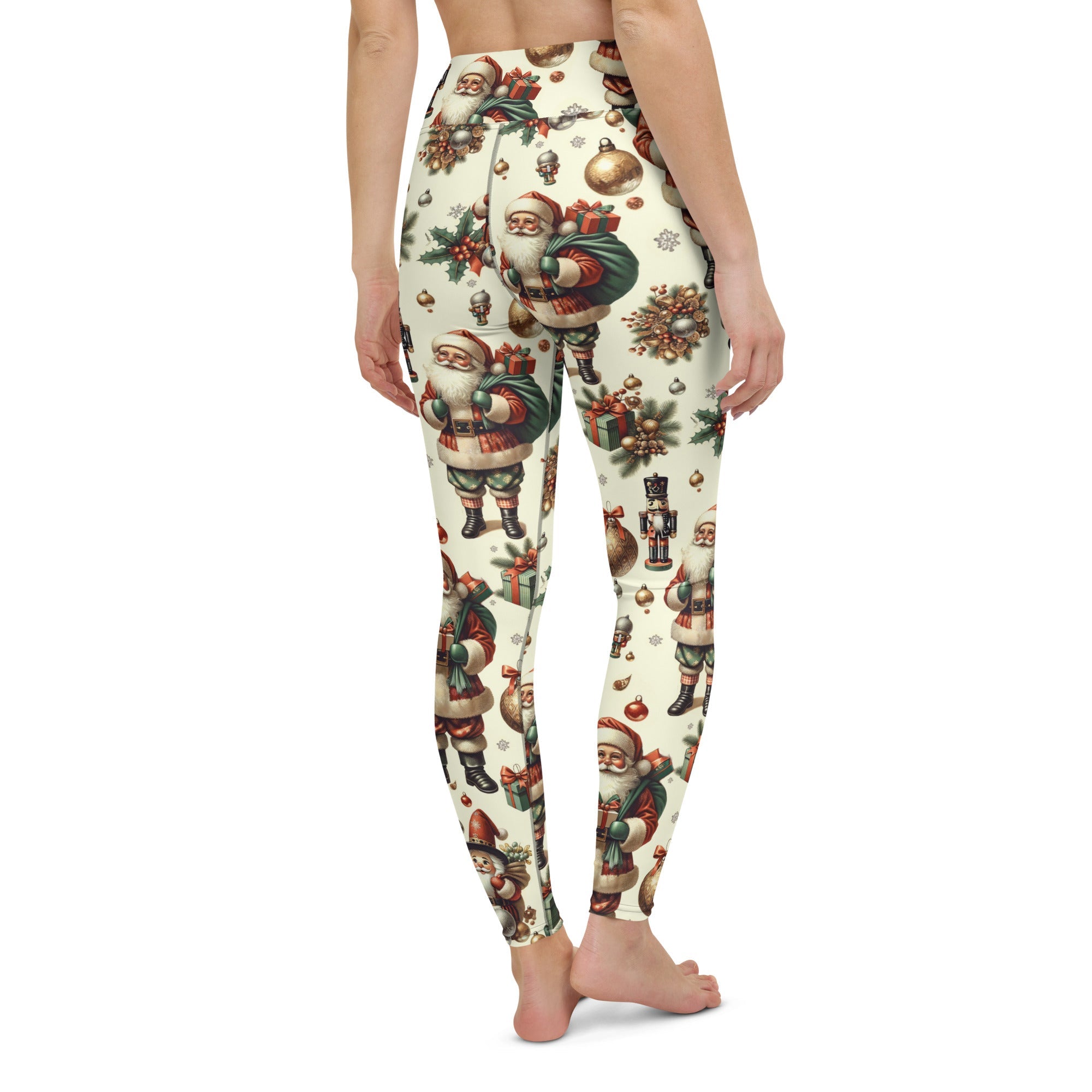 Vintage Christmas Yoga Leggings