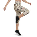 Vintage Coffee Capris