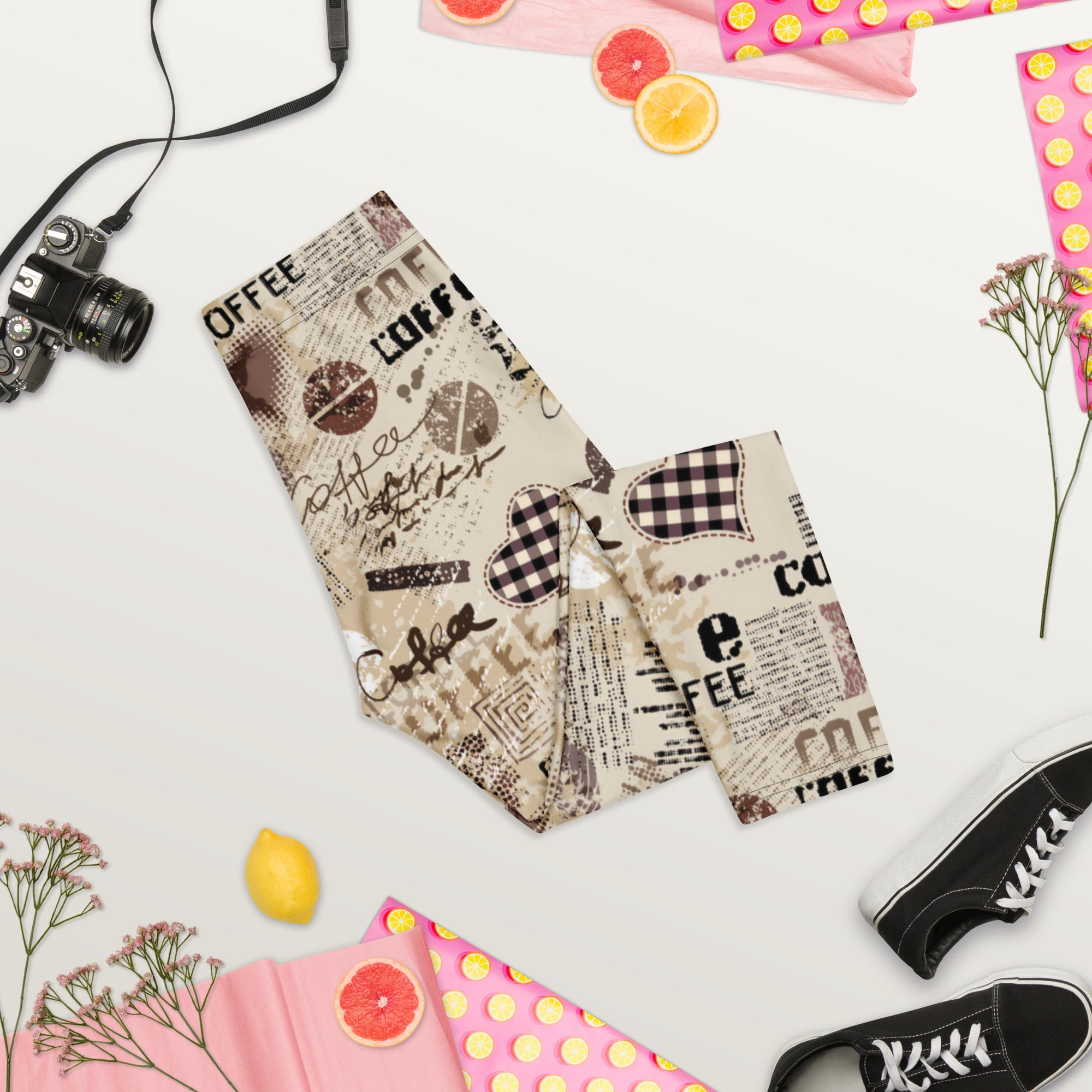 Vintage Coffee Capris