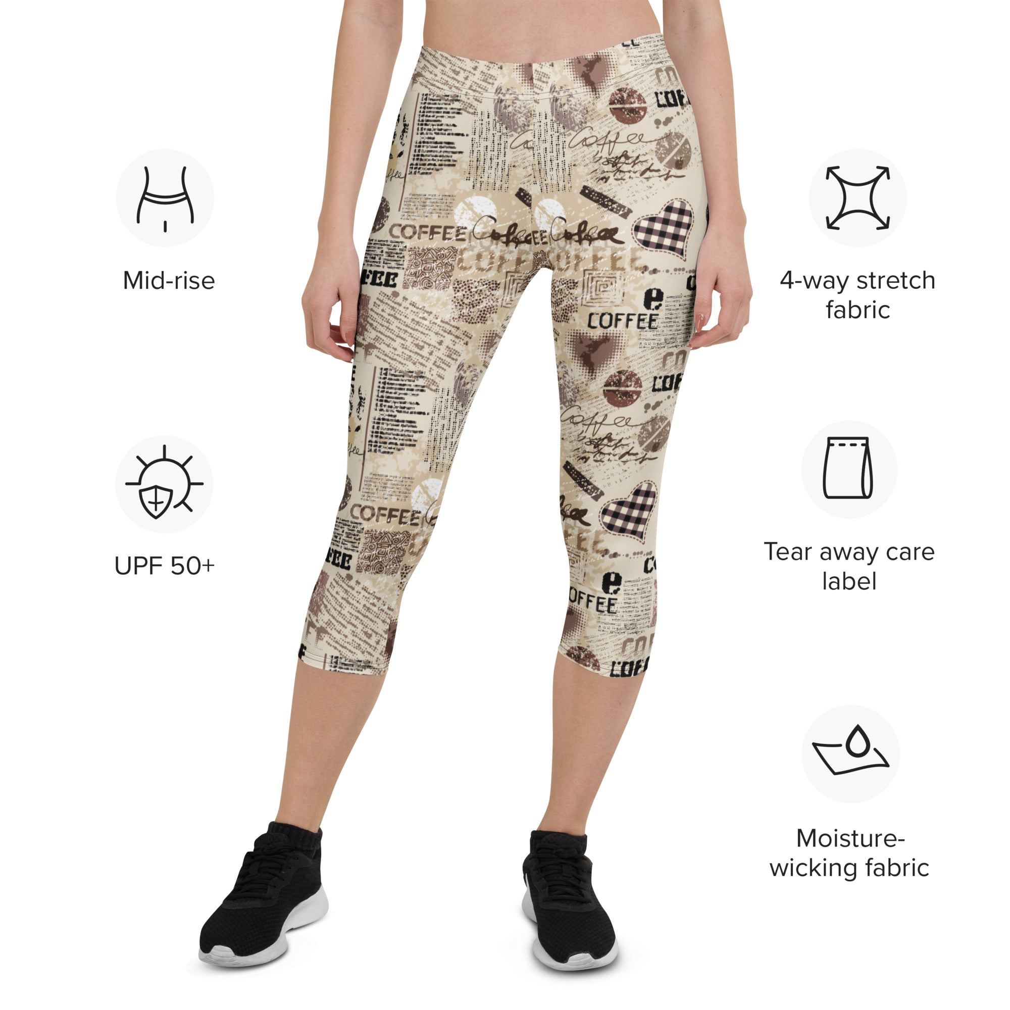 Vintage Coffee Capris