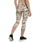 Vintage Coffee Capris