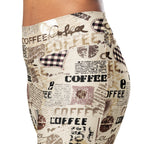 Vintage Coffee Flare Leggings