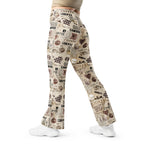 Vintage Coffee Flare Leggings