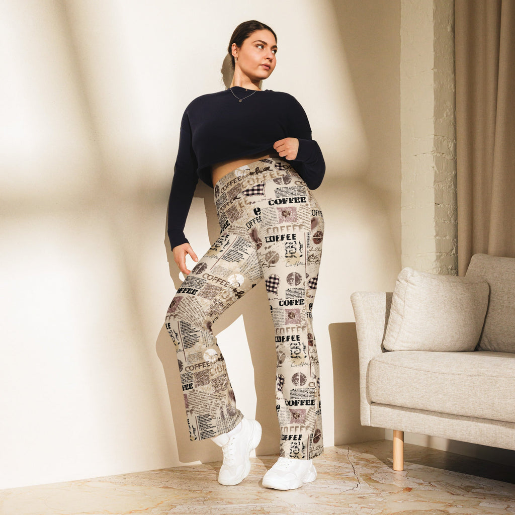 Vintage Coffee Flare Leggings