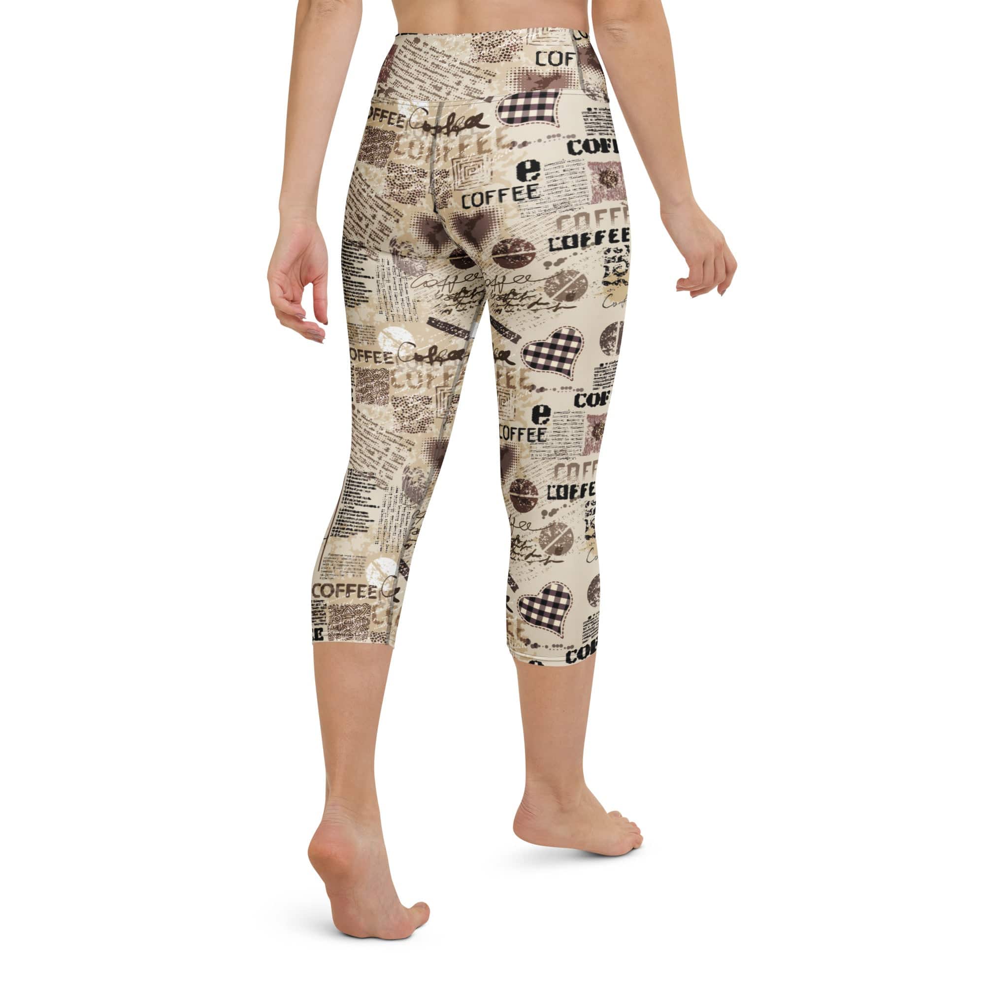 Vintage Coffee Yoga Capris