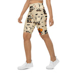 Vintage Halloween Toons Biker Shorts