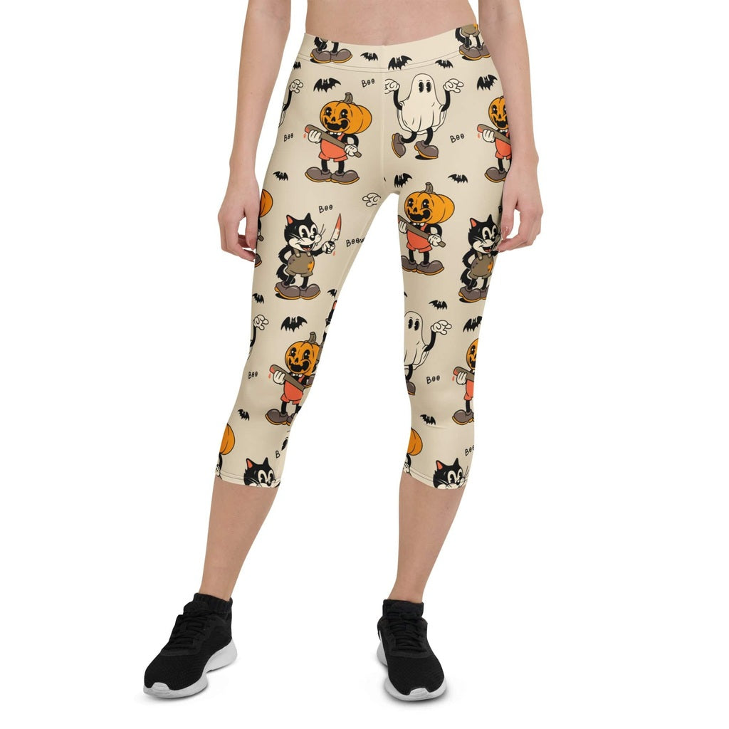 Vintage Halloween Toons Capris