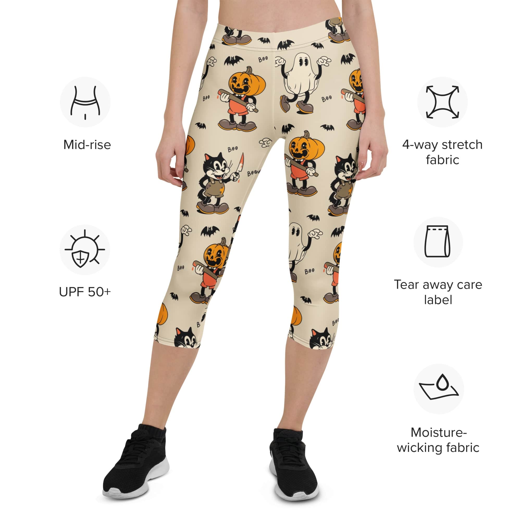 Vintage Halloween Toons Capris