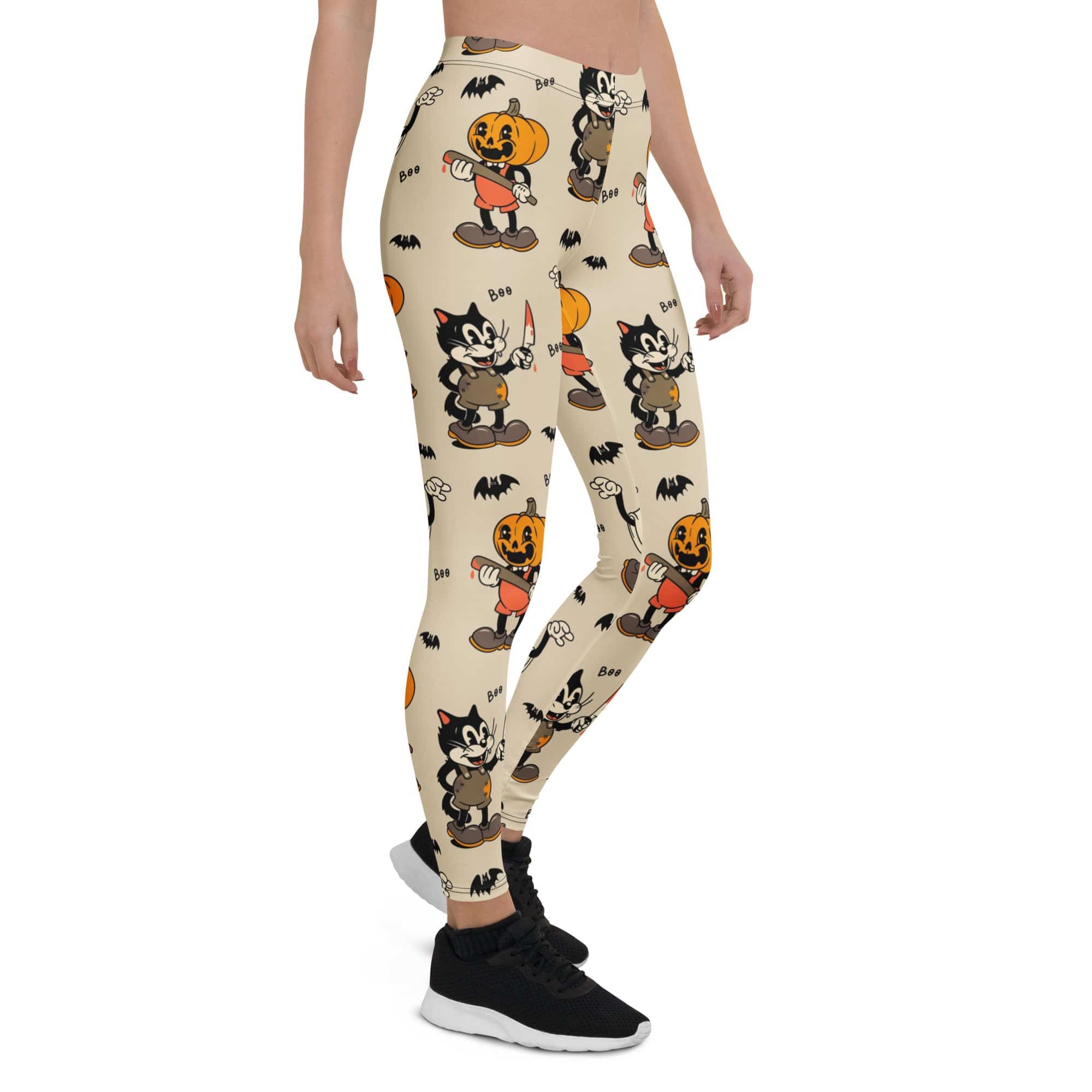 Vintage Halloween Toons Leggings