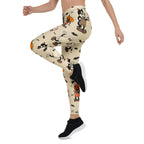 Vintage Halloween Toons Leggings