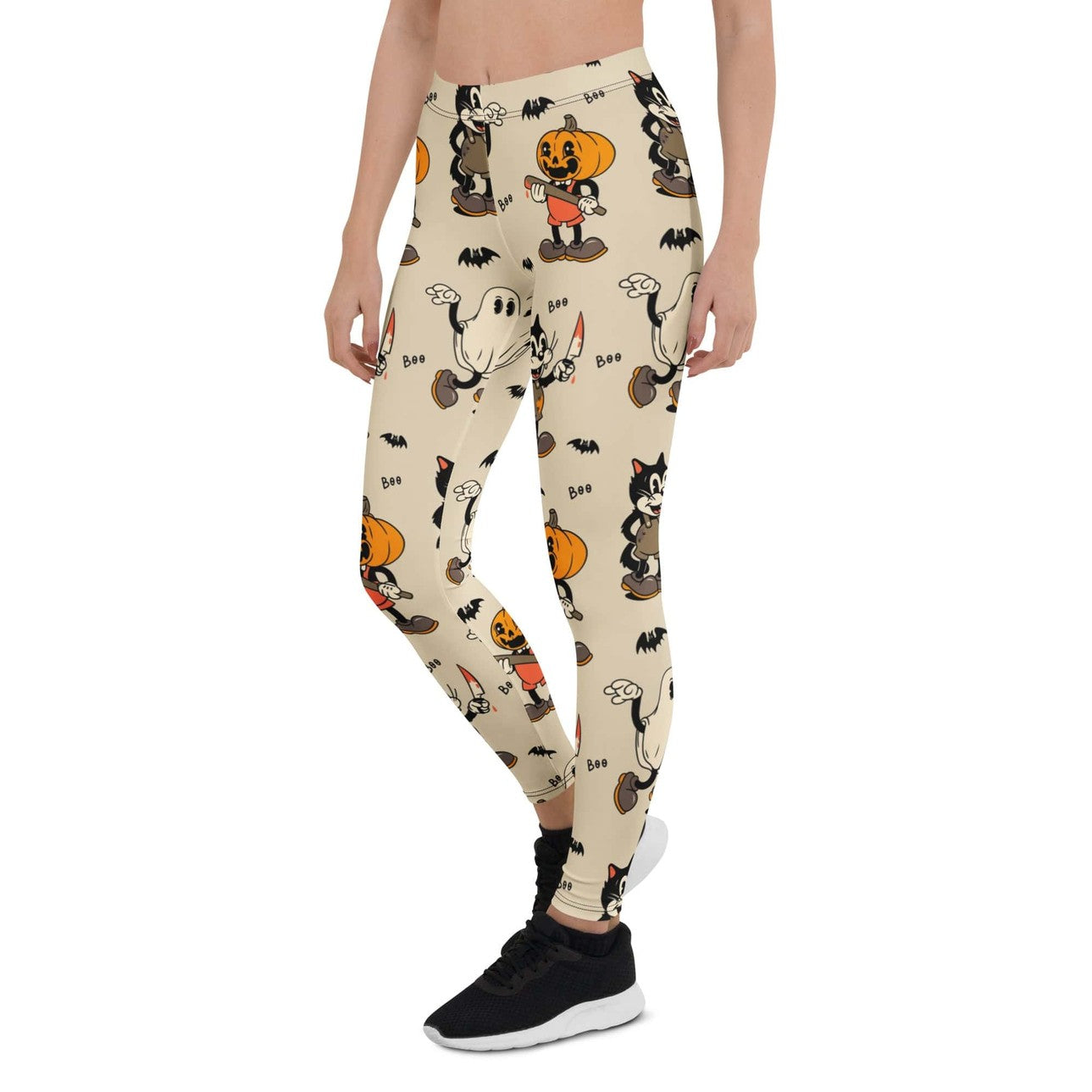 Vintage Halloween Toons Leggings