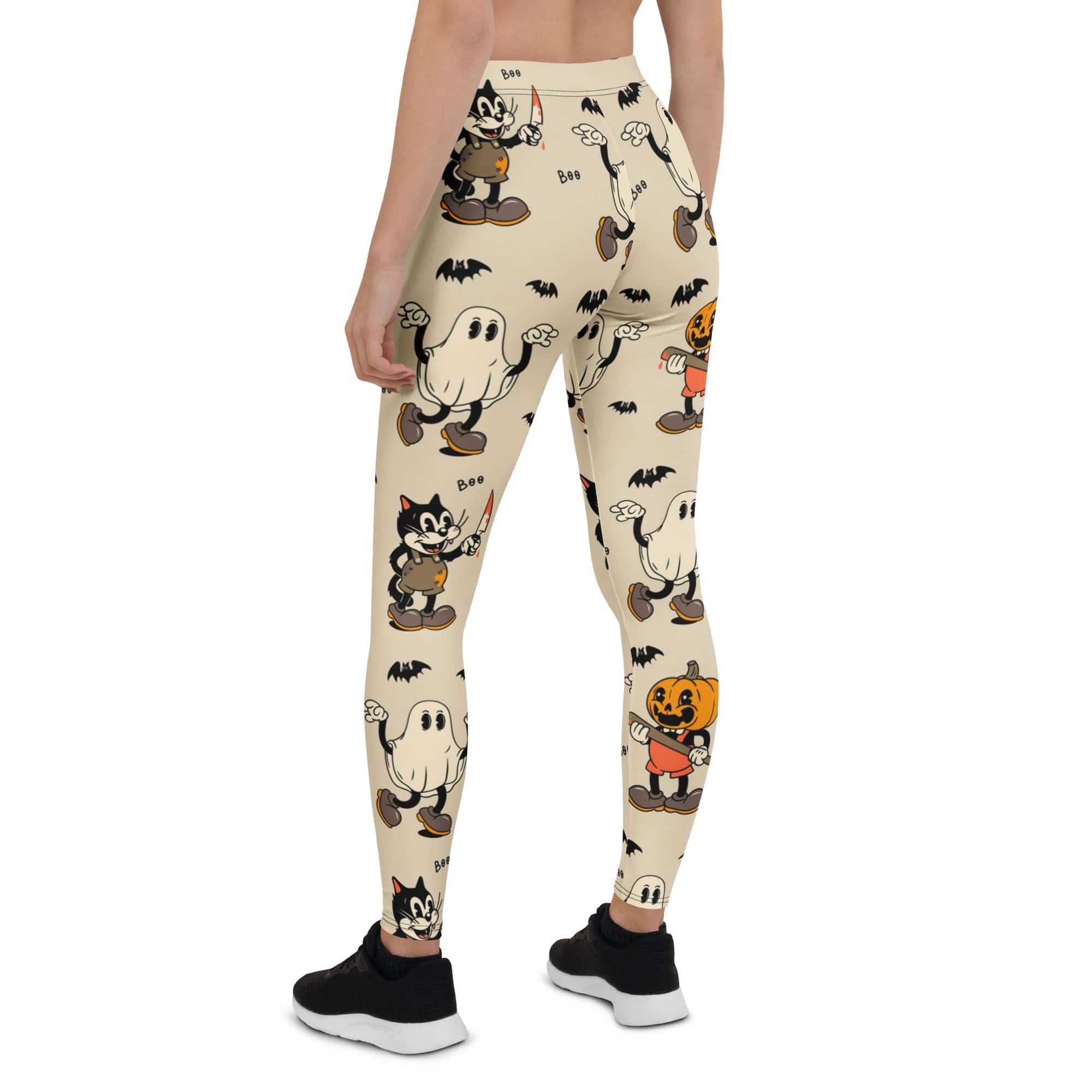 Vintage Halloween Toons Leggings