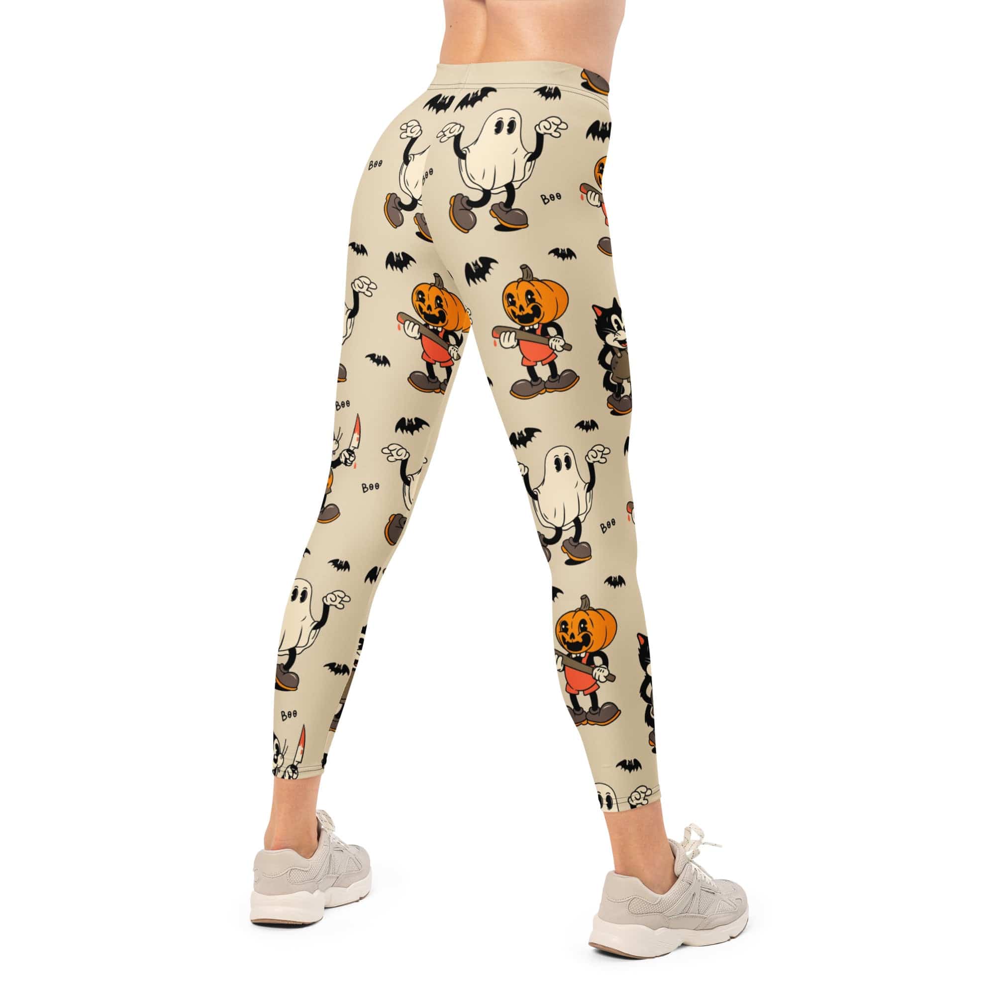 Vintage Halloween Toons Leggings