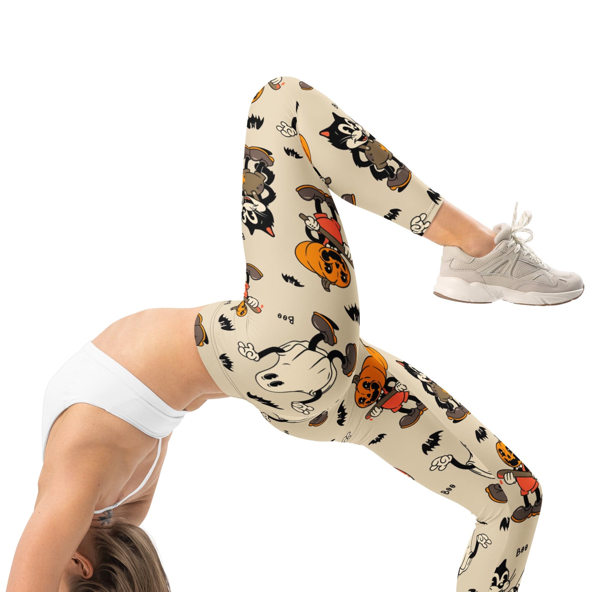 Vintage Halloween Toons Leggings