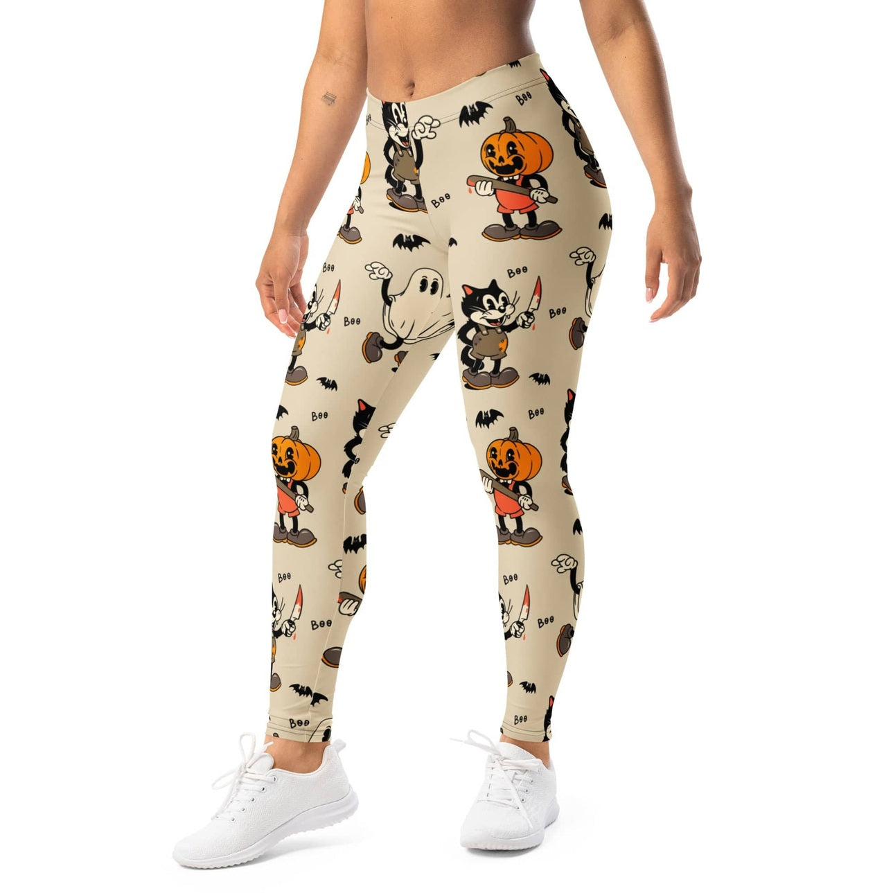 Vintage Halloween Toons Leggings