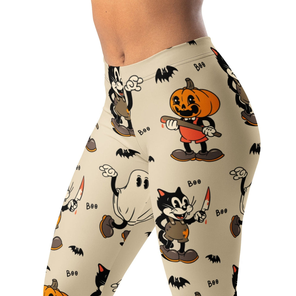 Vintage Halloween Toons Leggings