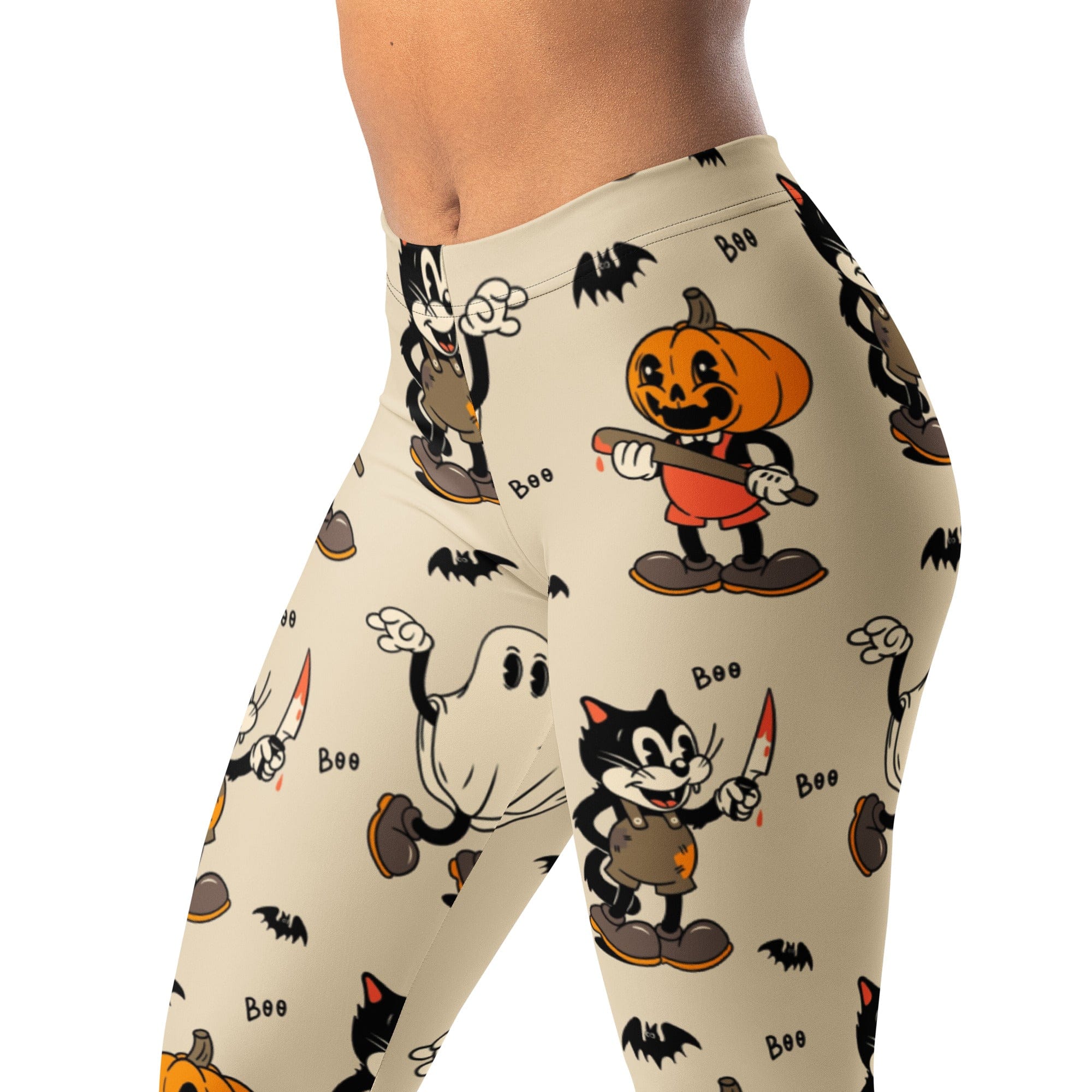 Vintage Halloween Toons Leggings