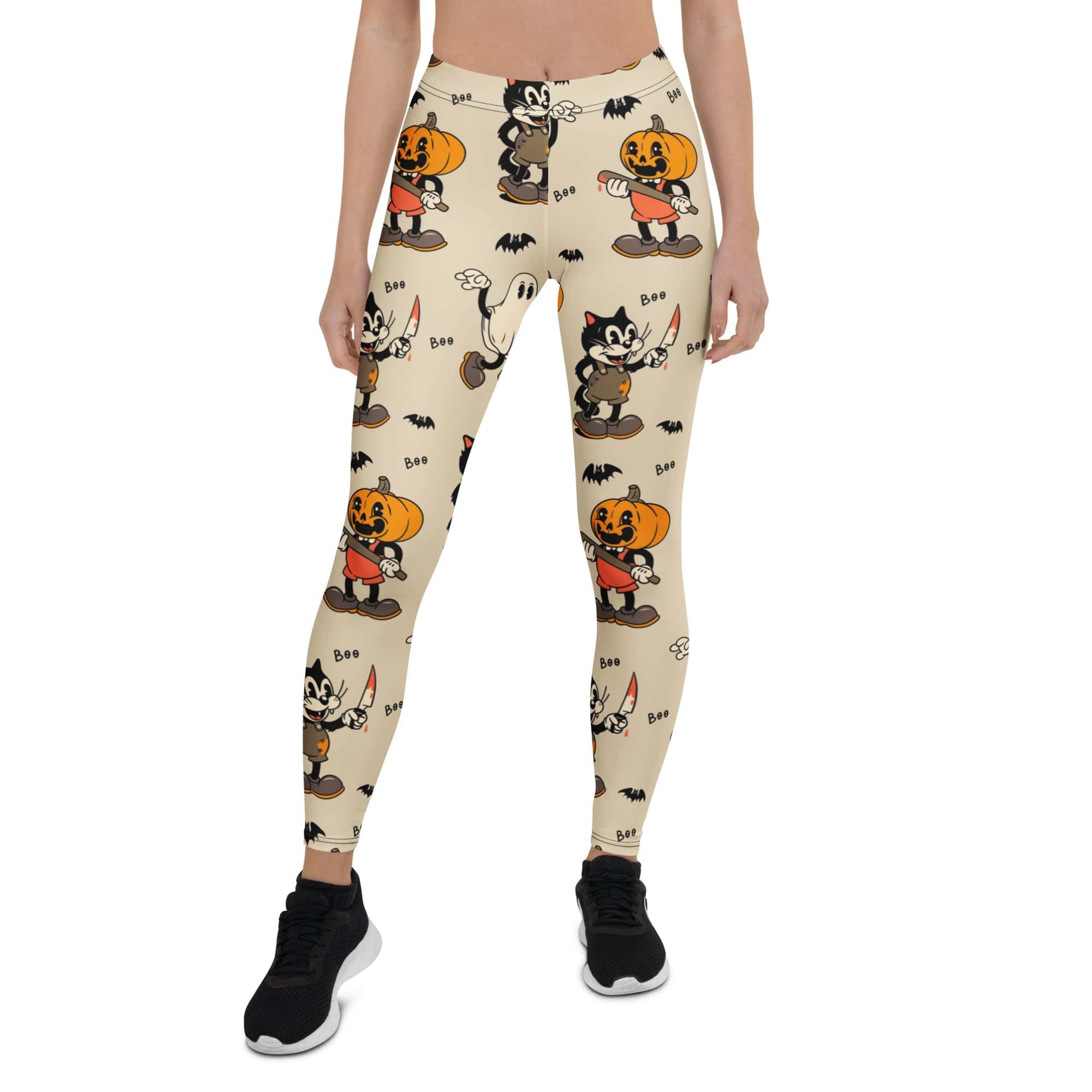 Vintage Halloween Toons Leggings