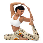 Vintage Halloween Toons Yoga Leggings