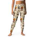 Vintage Halloween Toons Yoga Leggings