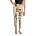 Vintage Halloween Toons Youth Leggings