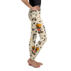 Vintage Halloween Toons Youth Leggings