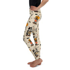 Vintage Halloween Toons Youth Leggings
