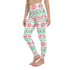 Vintage Knit Print Yoga Leggings