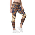 Vintage Riviera Crossover Leggings With Pockets