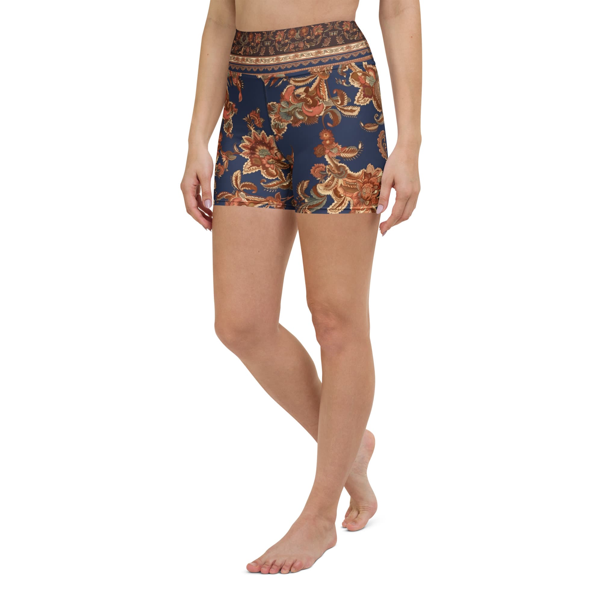 Vintage Riviera Yoga Shorts