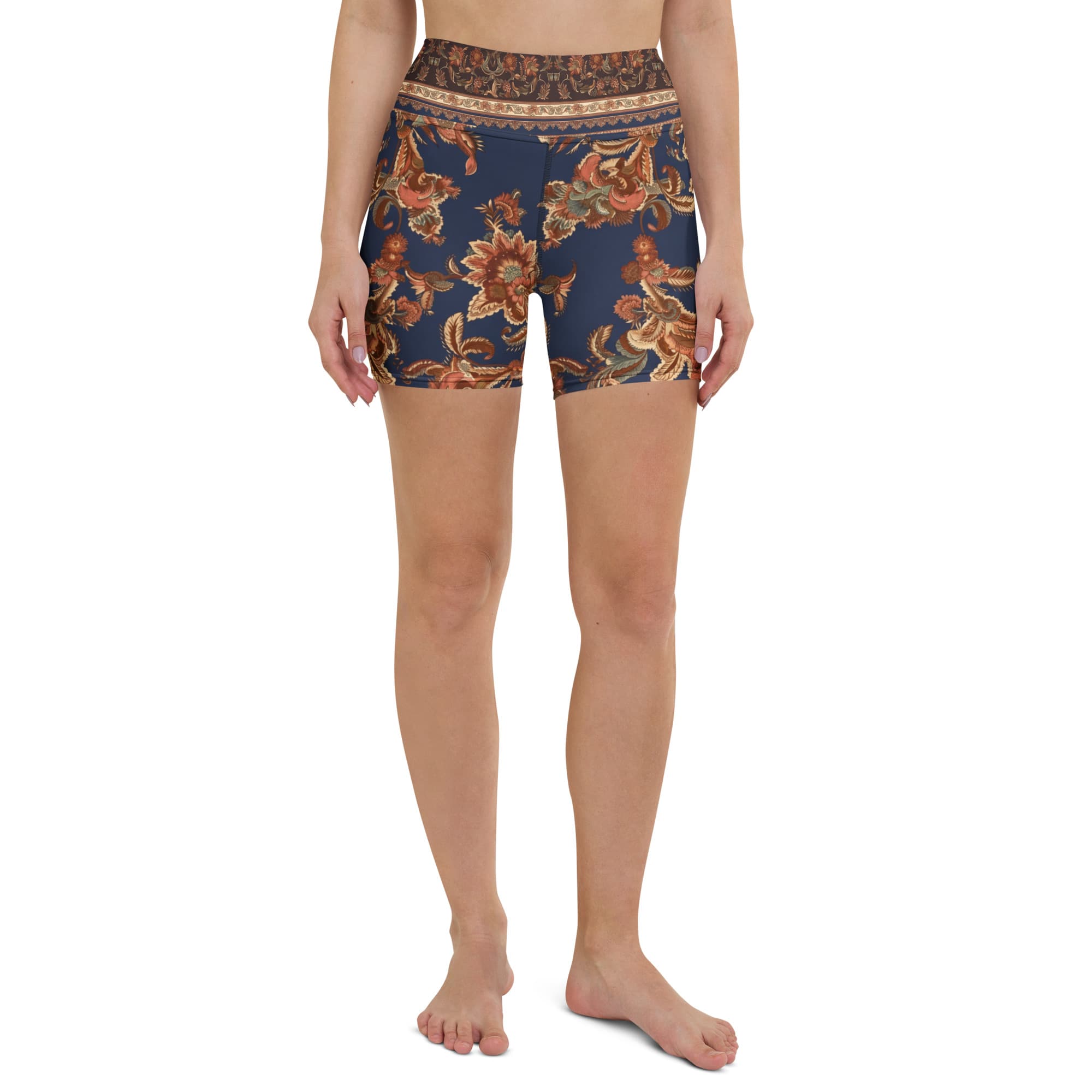 Vintage Riviera Yoga Shorts