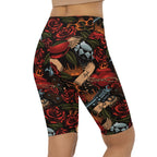 Vintage Tattoos Biker Shorts