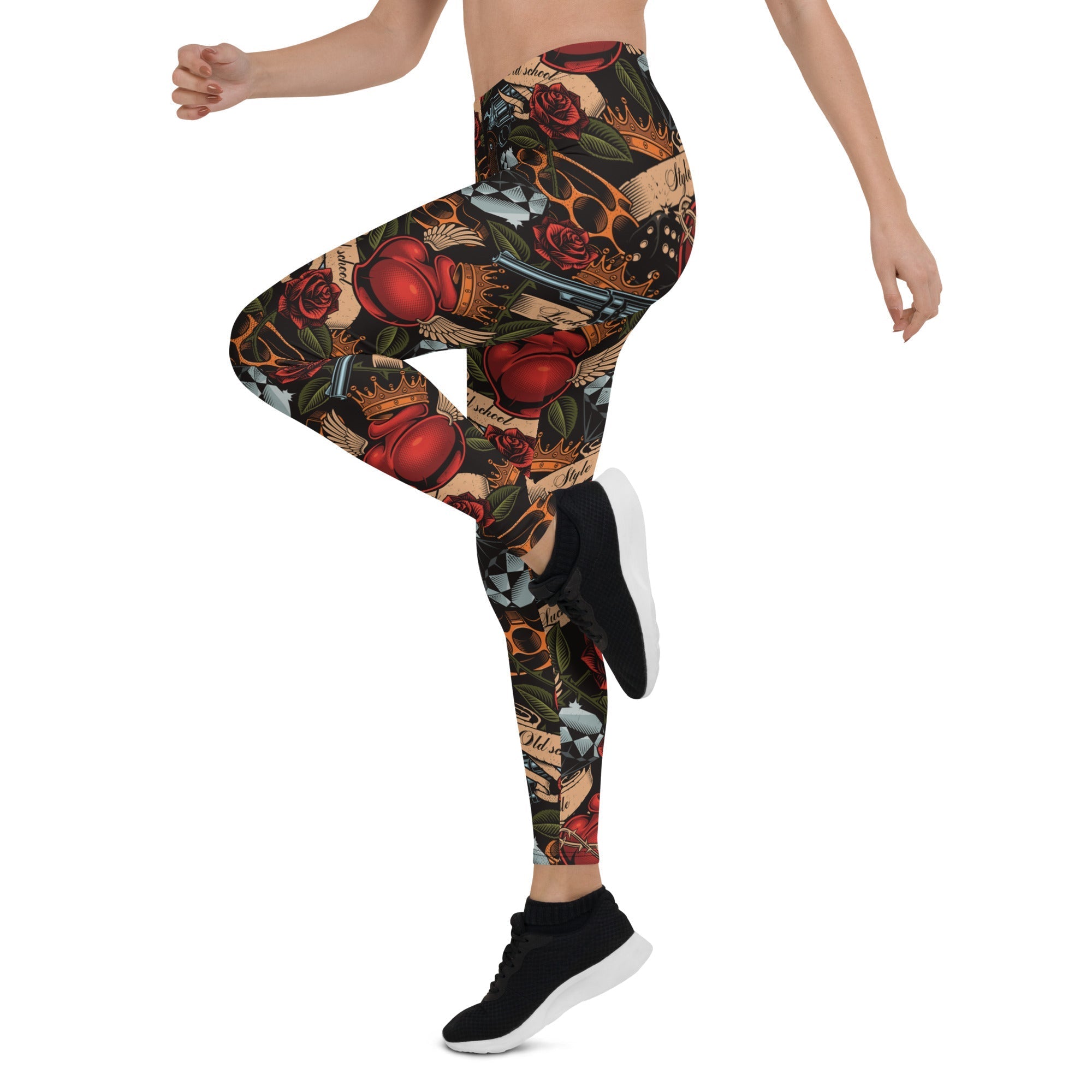 Vintage Tattoos Leggings