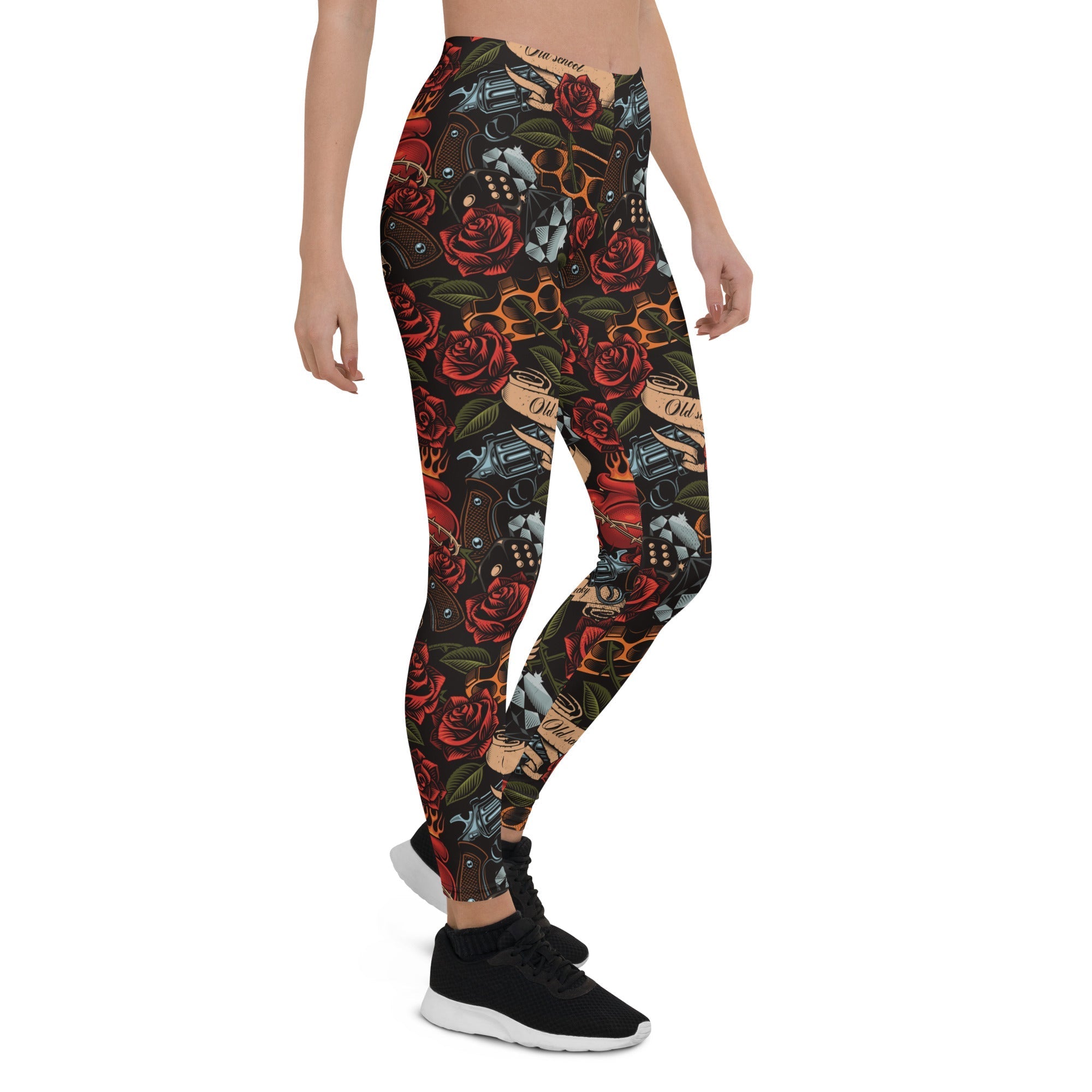 Vintage Tattoos Leggings