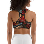 Vintage Tattoos Sports Bra