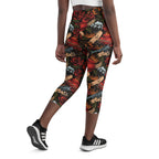 Vintage Tattoos Yoga Capris
