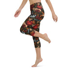 Vintage Tattoos Yoga Capris