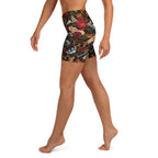 Vintage Tattoos Yoga Shorts