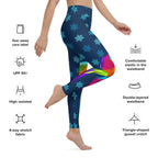 Vivid Reindeer Yoga Leggings