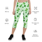 Watercolor St. Patrick's Day Capris