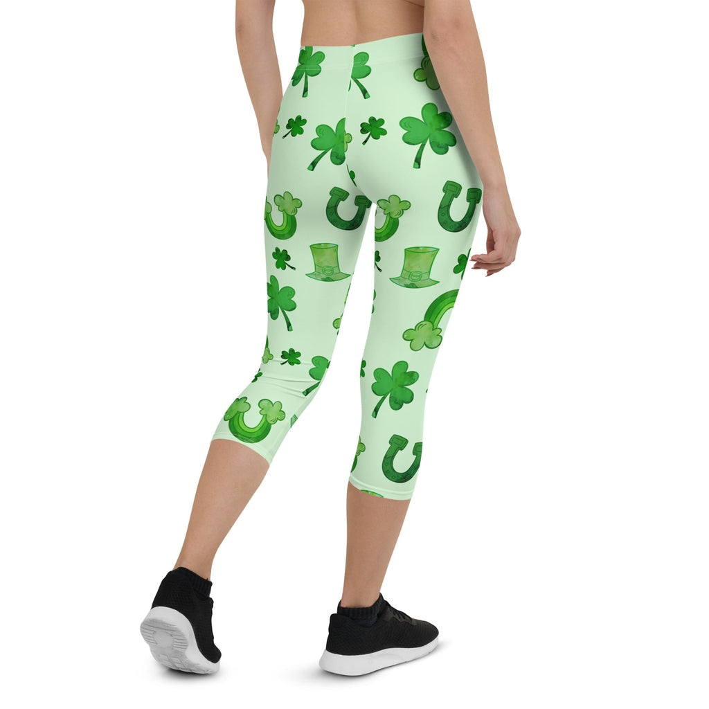 Watercolor St. Patrick's Day Capris