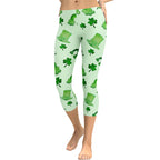 Watercolor St. Patrick's Day Capris
