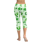 Watercolor St. Patrick's Day Capris