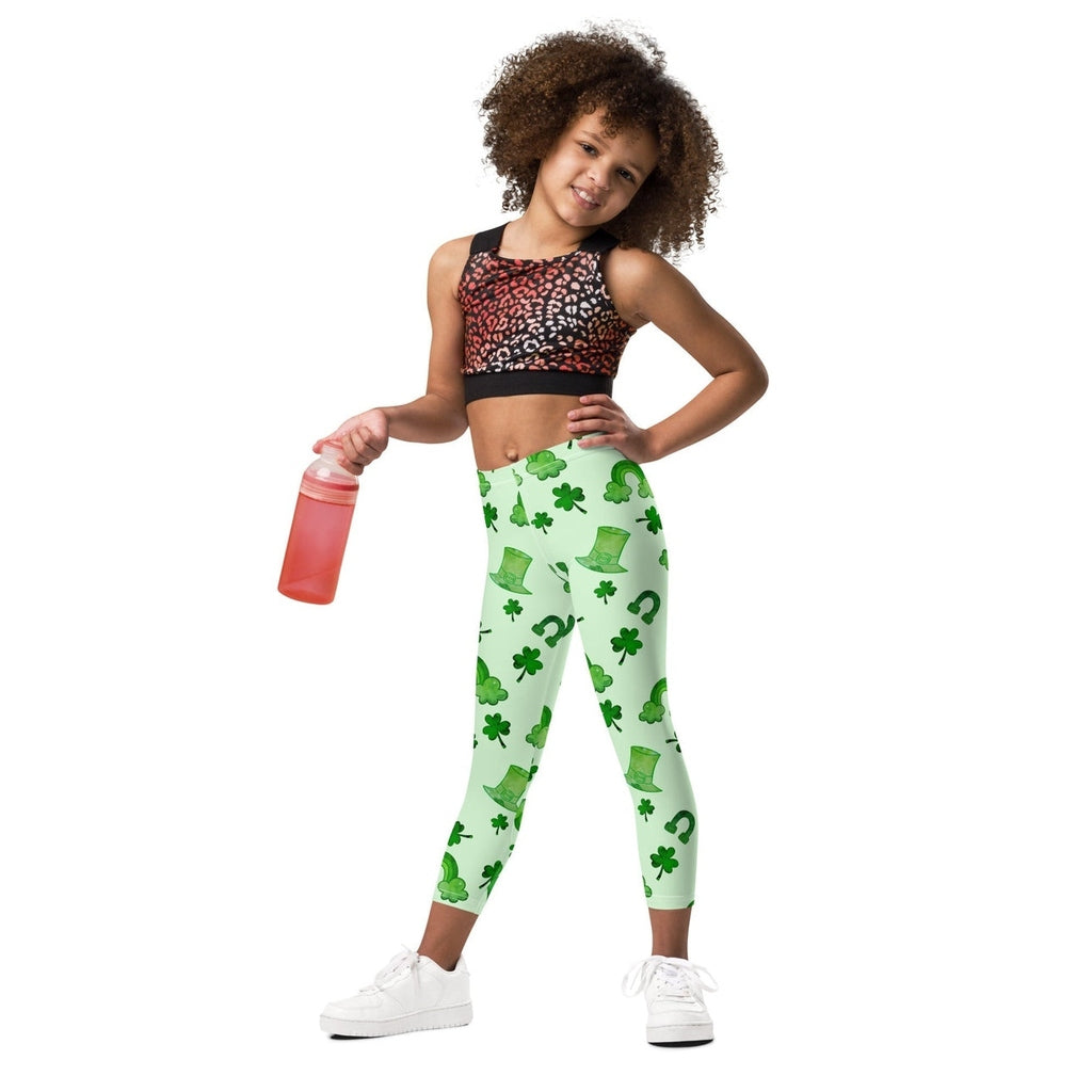 Watercolor St. Patrick's Day Kid's Leggings